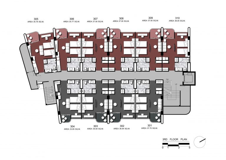 The Treasure Phuket - 3th Floor Plan