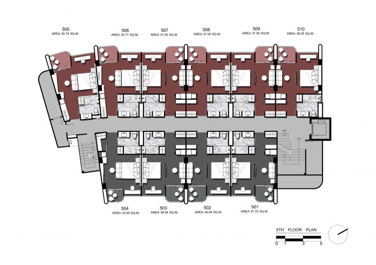 The Treasure Phuket - 5th Floor Plan